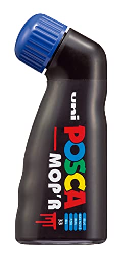 Posca MOP'R PCM-22 Multi Surface Permanent Paint Marker, XXL Rundspitze 3-19 mm, 4 Stück, blau von POSCA