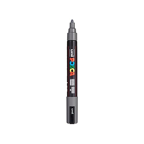 Posca Marker, tiefgrau, PC5M, konische Spitze Posca Marker, tiefgrau, PC5M, konische Spitze von POSCA