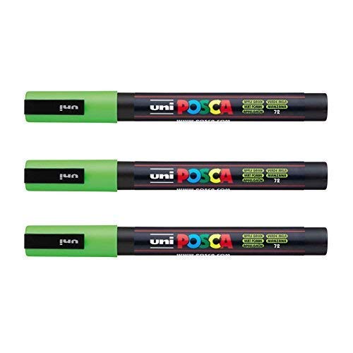 Posca PC-3M Marker von Uni-Ball, in vielen Farben erhältlich apfelgrün von POSCA