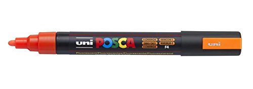 Posca - PC5M - Textmarker, konische Spitze, mittelgroß, orange, fluoreszierend Posca - PC5M - Textmarker, konische Spitze, mittelgroß, orange, fluoreszierend von POSCA