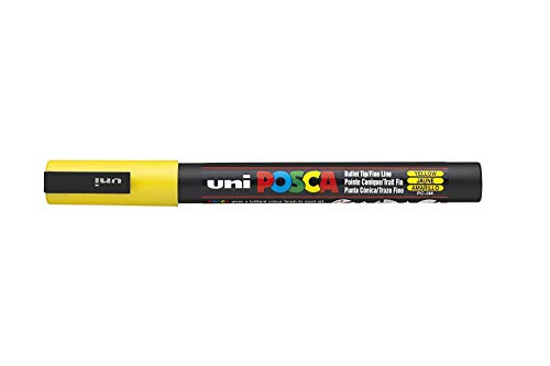 Uni-Ball Posca Marker PC-3M – Gelb – Einzelstift von POSCA
