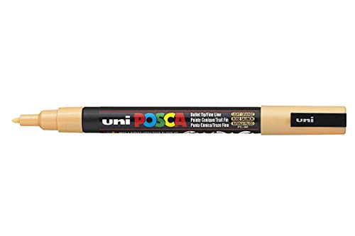 Uni-Ball Posca Marker PC-3M – Hellorange – Einzelstift Uni-Ball Posca Marker PC-3M – Hellorange – Einzelstift von POSCA