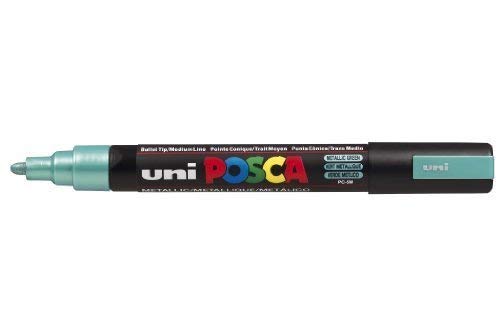 UNI POSCA MARKER, Mit PC- 5 M, METALLIC Grün - 1 Stück von POSCA