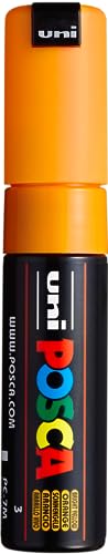 Uni-Ball 181315 - POSCA Marker mit breiter Rundspitze, gelb Uni-Ball 181315 - POSCA Marker mit breiter Rundspitze, gelb von POSCA