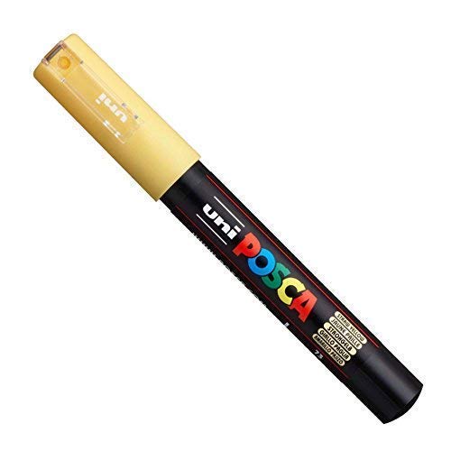 Uni-Ball Posca PC-1M Marker, in 22 Farben erhältlich Straw Yellow von POSCA