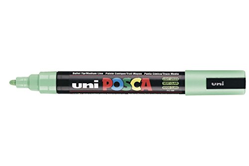Uni Posca Marker PC- 5 m, Glas, feine Rindspitze, 2,5 mm, grün von POSCA