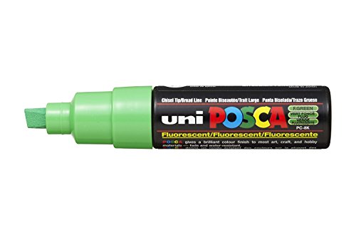 Uni Posca Marker PC- 8 K, Glasschreiber, Spitzenbreite 8 mm, grün fluoreszierend Uni Posca Marker PC- 8 K, Glasschreiber, Spitzenbreite 8 mm, grün fluoreszierend von POSCA