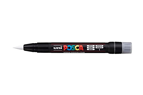 Uni Posca Marker PCF-350 Farbe Glas Stift Pinsel Spitze 8mm Weiß Uni Posca Marker PCF-350 Farbe Glas Stift Pinsel Spitze 8mm Weiß von POSCA