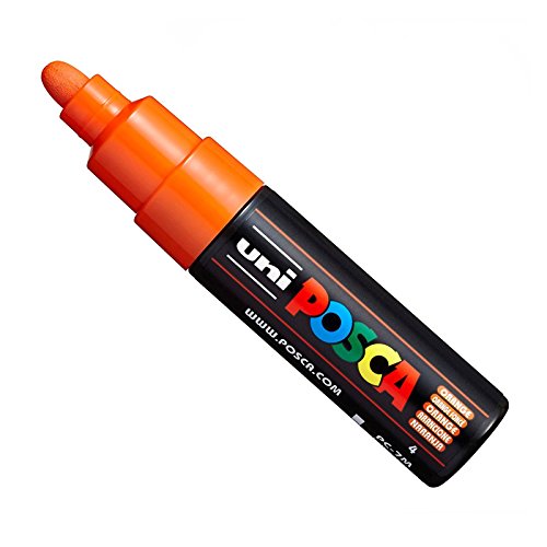 Uni Posca pc-7 m Paint Marker Art Schreibgeräte, großes Bullet Feder 4,5–5,5 mm – 15 Farben – Neue für 2017 Orange von POSCA