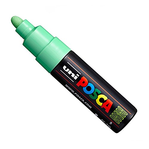 Uni Posca pc-7 m Paint Marker Art Schreibgeräte, großes Bullet Feder 4,5–5,5 mm – 15 Farben – Neue für 2017 lichtgrün von POSCA