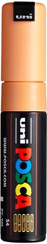 uni-ball 181329 - POSCA Marker PC-7M, mit breiter Rundspitze, hellorange, 1 Stück uni-ball 181329 - POSCA Marker PC-7M, mit breiter Rundspitze, hellorange, 1 Stück von POSCA
