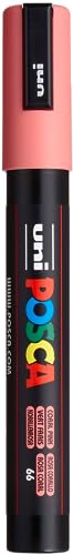 POSCA 182527 - POSCA Markierstift mit mittelfeiner Rundspitze, korallenrosa POSCA 182527 - POSCA Markierstift mit mittelfeiner Rundspitze, korallenrosa von uni-ball