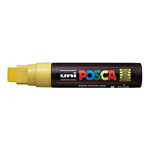 POSCA Pigmentmarker PC17K, Gelb, Breite Keilspitze 15 mm, Stift, Markierstift, 2993001031 POSCA Pigmentmarker PC17K, Gelb, Breite Keilspitze 15 mm, Stift, Markierstift, 2993001031 von POSCA