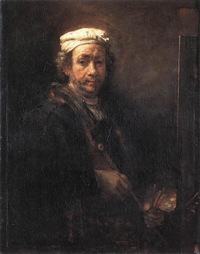 POSTERIIk Vintage Moderne Leinwanddrucke Straße Graffiti Bilder Porträt des Künstlers an seiner Staffelei Rembrandt Drucken Ölgemälde für Wohnzimmerdekoration 60x90cm POSTERIIk Vintage Moderne Leinwanddrucke Straße Graffiti Bilder Porträt des Künstlers an seiner Staffelei Rembrandt Drucken Ölgemälde für Wohnzimmerdekoration 60x90cm von POSTERIIk