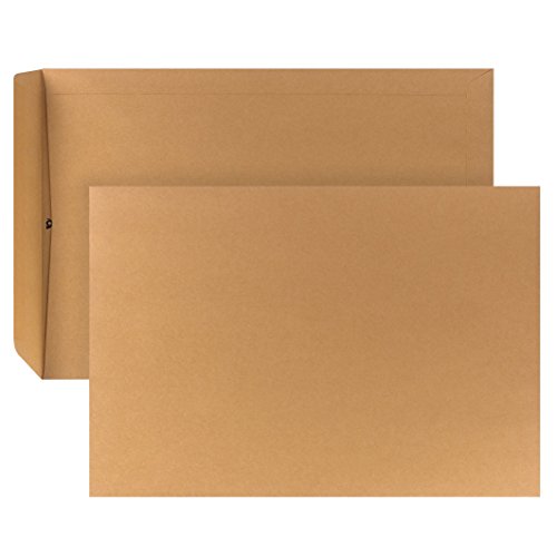POSTHORN Versandtasche E4 (400x280x1mm) nassklebend braun 120g 250 Stück von Posthorn