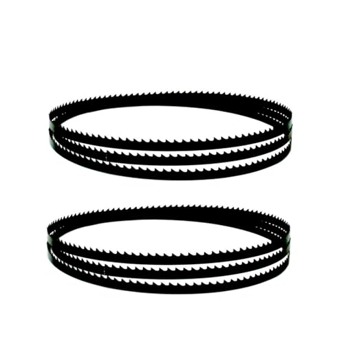 2 Stück 55-1/8 Zoll Bandsägeblatt, 1/4 Zoll x 4 TPI Carbon-Bandsägeblatt, Bandsägeblätter mit hoher Schnittgenauigkeit for Holz 2 Stück 55-1/8 Zoll Bandsägeblatt, 1/4 Zoll x 4 TPI Carbon-Bandsägeblatt, Bandsägeblätter mit hoher Schnittgenauigkeit for Holz von POTUBI