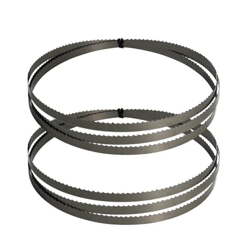 2 Stück 55-1/8 Zoll x 1/4 Zoll x 10 TPI Holzbandsägeblatt, glatt schneidende Außenbandsägeblätter for Schneiden von Holz von POTUBI