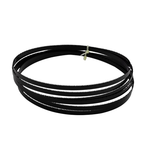55-1/8 Zoll x 1/4 Zoll x 10 TPI Carbon-Bandsägeblatt, hochfestes, kompaktes Sägeband, Holzbearbeitungswerkzeuge, 2 Stück 55-1/8 Zoll x 1/4 Zoll x 10 TPI Carbon-Bandsägeblatt, hochfestes, kompaktes Sägeband, Holzbearbeitungswerkzeuge, 2 Stück von POTUBI