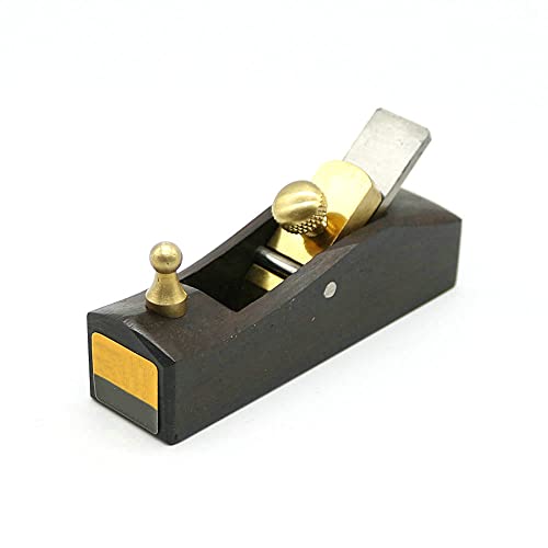 Handhobel, DIY Mini-Handhobel, Tischler- und Schreinerwerkzeuge aus Ebenholz, 5-teiliges Set oder 1-teiliger Handhobel (D)(Onecolor) von POTUBI
