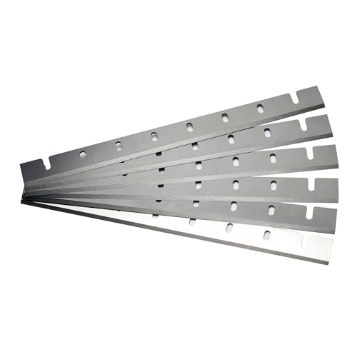 Hobelklingen, 6-teiliges Hobelklingen-Abrichtmesser-Set, Werkzeug-Hobelmesser for DW733 DW7332, 12,5 Zoll Hobelklingen-Schneider von POTUBI