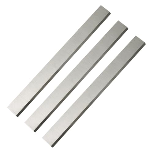 Hobelmesser, Schnellarbeitsstahl-Hobelmesser for Außenhobel, 260 × 20 × 3 mm HSS-Hobelmesser, Abrichtmesser-Set, 3-teilig von POTUBI