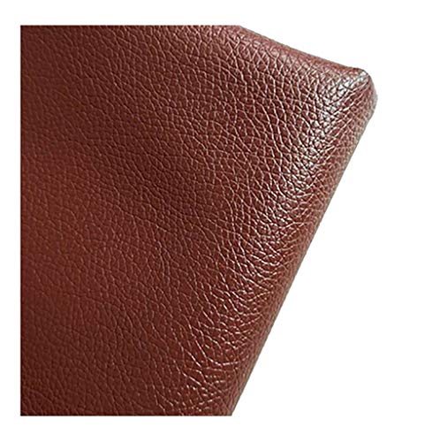 POTUBI Polstermaterial aus Vinyl-Lederstoff, Polsterstoffmaterial aus Vinyl-Lederstoff. Polsterstoffmaterial, Breite 160 cm, Polsterstoffe pro Meter, Braun 33 (1,6 x 1 m) von POTUBI