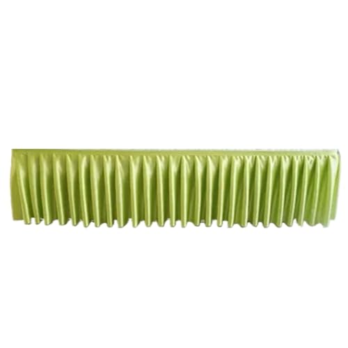 Party-Tischrock, Party-Tischröcke, Eisseiden-Chiffon, Hochzeitstischrock, Party-Bankett, Bühnen-Tischrock for Tischdecken-Dekoration, Party-Dekorationen (rot, H120 cm x L300 cm)(Light Green,H75cm x L3 von POTUBI