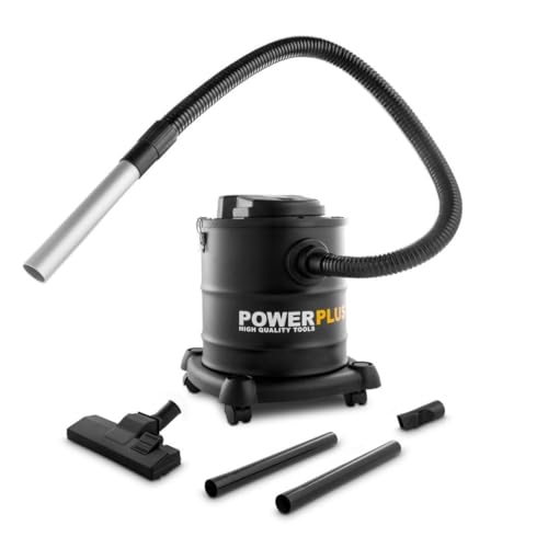 POWER , Beutellos , plus PowerPlus Aschesauger POWX308, Schwarz, 20 Liter von POWER plus