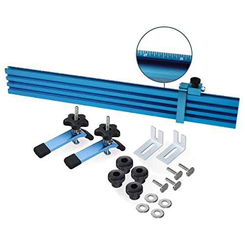 POWERTEC 71633 Holzbearbeitungszaun-Kit für T-Nut-Bohrmaschine, Tischplatten, 61 cm POWERTEC 71633 Holzbearbeitungszaun-Kit für T-Nut-Bohrmaschine, Tischplatten, 61 cm von POWERTEC