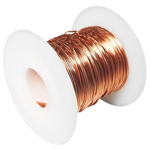 C1100 20 Gauge Weichkupferdraht – 99,9% reiner blanker Kupferdraht for Heimwerkerarbeiten/elektrische Verkabelung/Erdung/Gartenarbeit, 91 Meter, 1 Stück C1100 20 Gauge Weichkupferdraht – 99,9% reiner blanker Kupferdraht for Heimwerkerarbeiten/elektrische Verkabelung/Erdung/Gartenarbeit, 91 Meter, 1 Stück von POYSCFLQB