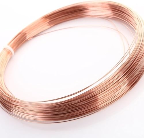 Weicher Kupferdraht – 2/5 mm Durchmesser, 1 kg – Vielseitig einsetzbar for Bastelarbeiten, Schmuck, Elektrik und industrielle Nutzung(5mm) von POYSCFLQB