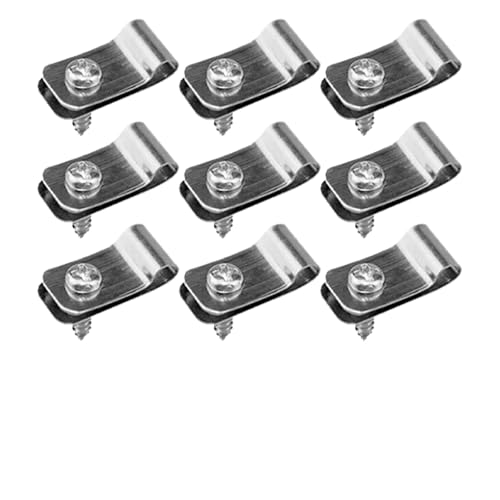 100 Stück Metall-Viehzaunklammern aus Aluminium for robuste Drahtzäune, zuverlässige Befestigung for Haustierkäfige, Gartenzäune, Käfigschnallen 100 Stück Metall-Viehzaunklammern aus Aluminium for robuste Drahtzäune, zuverlässige Befestigung for Haustierkäfige, Gartenzäune, Käfigschnallen von PPQIRU