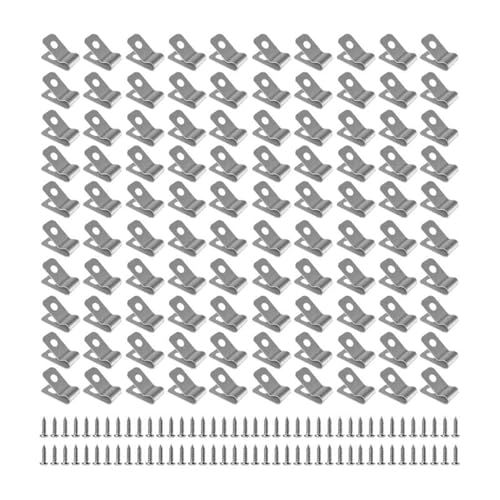 100 Stück Metalldrahtklemmen, Befestigungsclips zur Sicherung von Außenzäunen 100 Stück Metalldrahtklemmen, Befestigungsclips zur Sicherung von Außenzäunen von PPQIRU