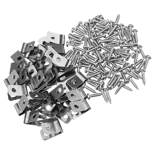 100er Set Edelstahl Drahtzaunklammern Aluminium for Holz Metallzaunklammern Teile Zaunpaneele Garten Haustierbedarf 100er Set Edelstahl Drahtzaunklammern Aluminium for Holz Metallzaunklammern Teile Zaunpaneele Garten Haustierbedarf von PPQIRU