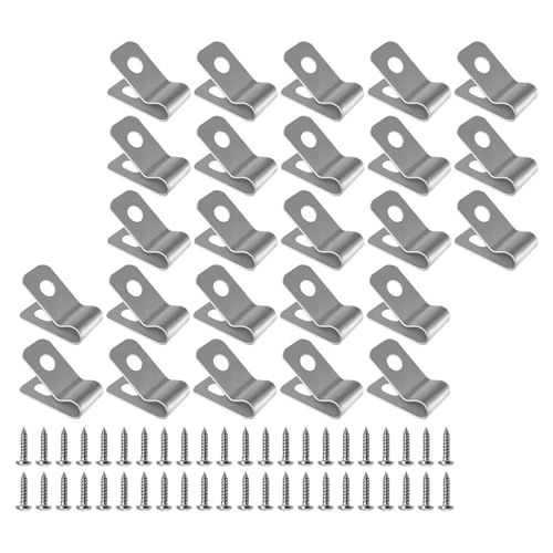 200 Stück Edelstahl-Drahtklammern, Zaun-Fixierer-Clips, robuste Farm-Befestigungselemente for Maschendrahtzäune 200 Stück Edelstahl-Drahtklammern, Zaun-Fixierer-Clips, robuste Farm-Befestigungselemente for Maschendrahtzäune von PPQIRU