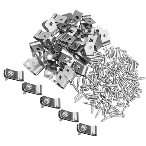 200er Set Drahtzaunklammern aus Edelstahl, robuste Metallschnalle, einfache Installation, Befestigung for Vieh 200er Set Drahtzaunklammern aus Edelstahl, robuste Metallschnalle, einfache Installation, Befestigung for Vieh von PPQIRU