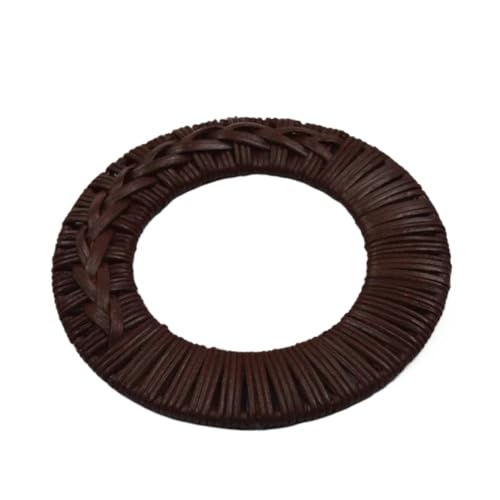 PPQIRU Hölzerne Taschengriffe 2 stücke 15cm Holz Tasche Griffe Griff Handgemachte Ring Nähen Klammern Geldbörse Rahmen Mit Griffen Handtasche Zubehör(Color D) von PPQIRU