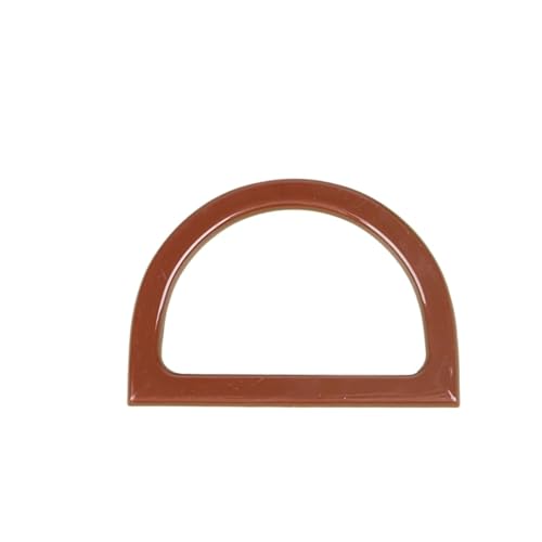 PPQIRU Hölzerne Taschengriffe 4 stücke D Form Holz Tasche Griff for Handarbeit Handtasche Geldbörse Rahmen DIY Woven Tasche Zubehör Tasche Griffe(Brown) von PPQIRU