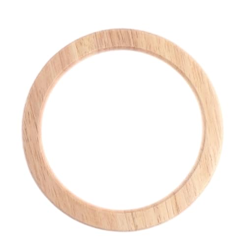 PPQIRU Hölzerne Taschengriffe 4 stücke Holz Tasche Griff for Handarbeit Handtasche Totes DIY Tasche Zubehör Teile Aufhänger(Beige) von PPQIRU