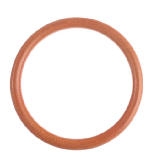 PPQIRU Hölzerne Taschengriffe 4 stücke Holz Tasche Griff for Handarbeit Handtasche Totes DIY Tasche Zubehör Teile Aufhänger(Brown Round) von PPQIRU