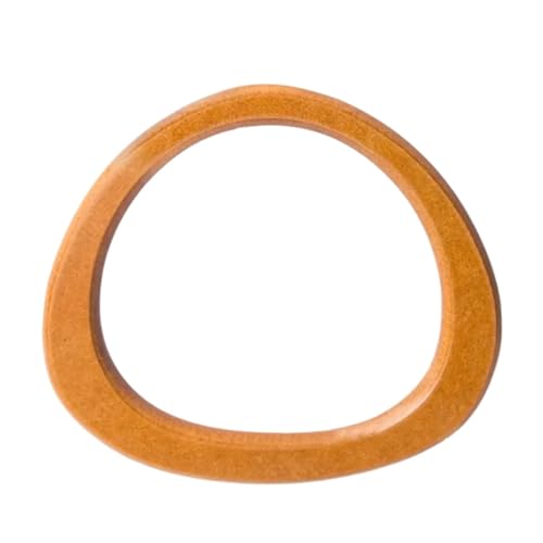 PPQIRU Hölzerne Taschengriffe Abnehmbare Taschengriffe aus Holz, DIY-Geldbörsengriff, Schultertaschengurt, Handtaschengriffe, Geldbeutelgriff, Gepäckzubehör(Color A) von PPQIRU
