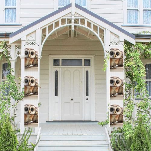 2 Stück Frühling Sommer Willkommen Veranda Banner hängende Flagge Veranda Schild für Haustür Wand Veranda Banner Lustige Eule Willkommen Tür Hängende Banner Wand Hintergrund Urlaub Dekoration 2 Stück Frühling Sommer Willkommen Veranda Banner hängende Flagge Veranda Schild für Haustür Wand Veranda Banner Lustige Eule Willkommen Tür Hängende Banner Wand Hintergrund Urlaub Dekoration von PPTHSNVB