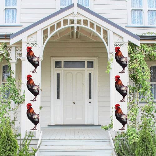 2 Stück Frühling-Sommer-Willkommensbanner zum Aufhängen, Flagge, Veranda-Schild für Haustür, Wand, Veranda, Banner, Hahn, Willkommens-Tür-Banner, Wandhintergrund, Urlaubsdekoration 2 Stück Frühling-Sommer-Willkommensbanner zum Aufhängen, Flagge, Veranda-Schild für Haustür, Wand, Veranda, Banner, Hahn, Willkommens-Tür-Banner, Wandhintergrund, Urlaubsdekoration von PPTHSNVB