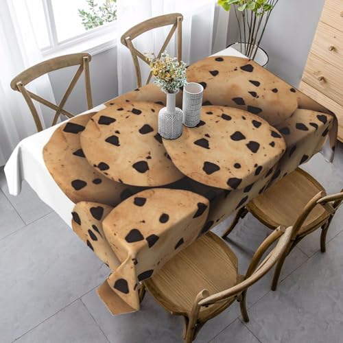PPTHSNVB Rechteckige Tischdecke, auslaufsicher, knitterfrei, dekorativer Stoff, Bauernhaus-Tischdecken, Lebensmittelchips, Kekse, wasserdicht, Esstischabdeckungen für Bankett, 89 x 140 cm PPTHSNVB Rechteckige Tischdecke, auslaufsicher, knitterfrei, dekorativer Stoff, Bauernhaus-Tischdecken, Lebensmittelchips, Kekse, wasserdicht, Esstischabdeckungen für Bankett, 89 x 140 cm von PPTHSNVB