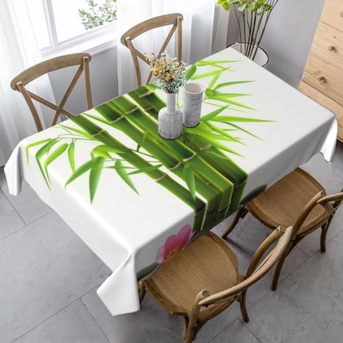 PPTHSNVB Rechteckige Tischdecke, auslaufsicher, knitterfrei, dekorativer Stoff, Bauernhaus-Tischdecken, grüner Baum, wasserdicht, Esstischabdeckung für Bankett, 89 x 140 cm PPTHSNVB Rechteckige Tischdecke, auslaufsicher, knitterfrei, dekorativer Stoff, Bauernhaus-Tischdecken, grüner Baum, wasserdicht, Esstischabdeckung für Bankett, 89 x 140 cm von PPTHSNVB