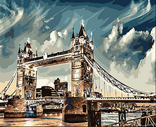 PPTRTYQ DIY Ölgemälde Malen nach Zahlen Erwachsene Kinder -London Tower Bridge- 40x50cm Handgemalte Geschenke Zahlenmalerei ab 5 Öl Wandkunst Haus Dekoration Spielzeug malen PPTRTYQ DIY Ölgemälde Malen nach Zahlen Erwachsene Kinder -London Tower Bridge- 40x50cm Handgemalte Geschenke Zahlenmalerei ab 5 Öl Wandkunst Haus Dekoration Spielzeug malen von PPTRTYQ