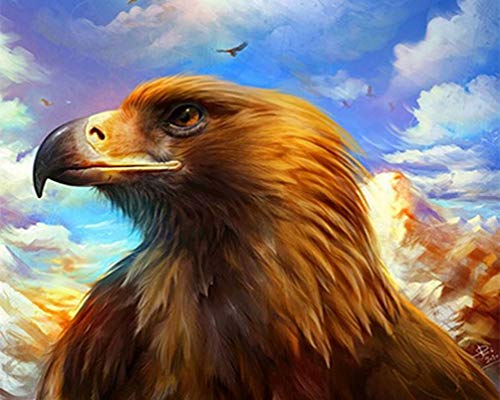 PPTRTYQ Malen nach Zahlen Kits für Erwachsene Kinder Anfänger Adler Vogel DIY Ölgemälde Einzigartiges Geschenk Vorgedruckte Leinwand Wanddekoration Kunst 40x50cm PPTRTYQ Malen nach Zahlen Kits für Erwachsene Kinder Anfänger Adler Vogel DIY Ölgemälde Einzigartiges Geschenk Vorgedruckte Leinwand Wanddekoration Kunst 40x50cm von PPTRTYQ