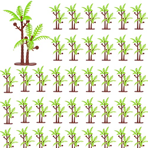PPX 100 Stücke Palme Modell Mini Landschaft Kunststoff Herstellung für Landschaft Modell Kuchen Dekoration Grün PPX 100 Stücke Palme Modell Mini Landschaft Kunststoff Herstellung für Landschaft Modell Kuchen Dekoration Grün von PPX