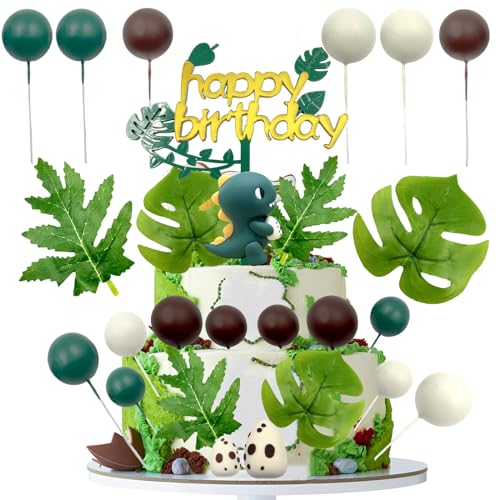Dino Tortendeko, Tortendeko Finosaurier, Dino Geburtstag Deko 29Pcs, PQKL-Party Dinosaurier Tortendeko Geburtstag, Dinosaurier Kuchendekoration, für Dino Geburtstag Party Dino Thema Party Dino Tortendeko, Tortendeko Finosaurier, Dino Geburtstag Deko 29Pcs, PQKL-Party Dinosaurier Tortendeko Geburtstag, Dinosaurier Kuchendekoration, für Dino Geburtstag Party Dino Thema Party von PQKL-party