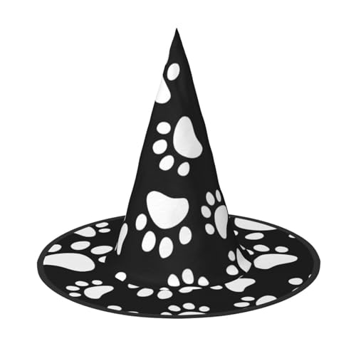 Faltbarer Hut mit Bärentatzenabdruck, für Halloween, breite Krempe, geeignet für Cosplay, Maskerade und Karneval, 1 Stück von PQruop